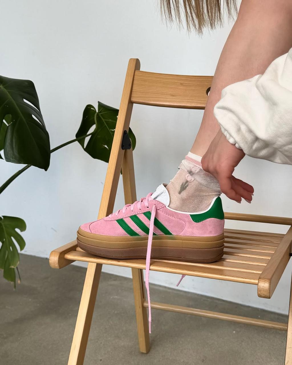 Кроссовки женские Adidas Gazelle Bold IE0420