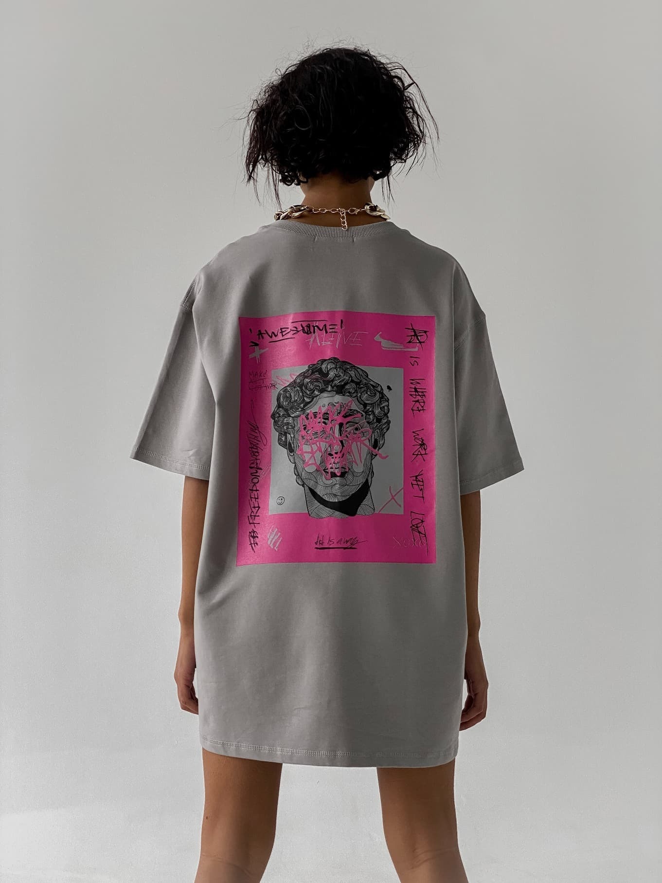 Футболка Groove с розовым рисунком