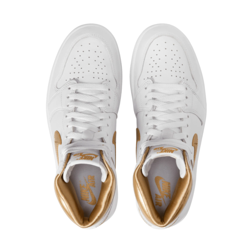 Кроссовки женские Nike Air Jordan 1 High «Metallic Gold» FD2596-107