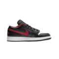 Кроссовки женские Nike Air Jordan 1 Low GS White Black Red 553560-063