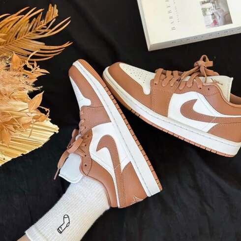 Кроссовки унисекс Nike Air Jordan 1 Low Archaeo Brown DC0774-202