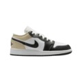Кроссовки женские Nike Air Jordan 1 Low White Rattan Off-Noir 553560-153