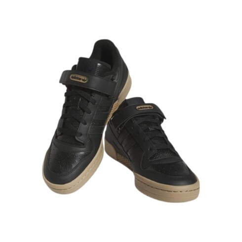 Кроссовки мужские Adidas Forum Low 'Black Gum Snakeskin' IE4787