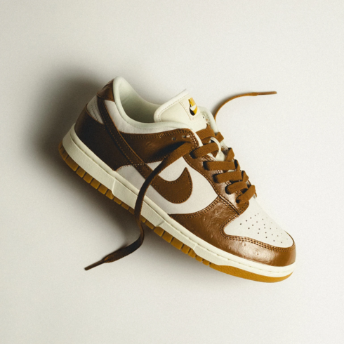 Кроссовки женские Nike Dunk Low LX 'Ale Brown Ostrich' FJ2260-001