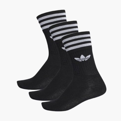 Комплект носков Adidas 3-Pack Solid Crew Sock S21490