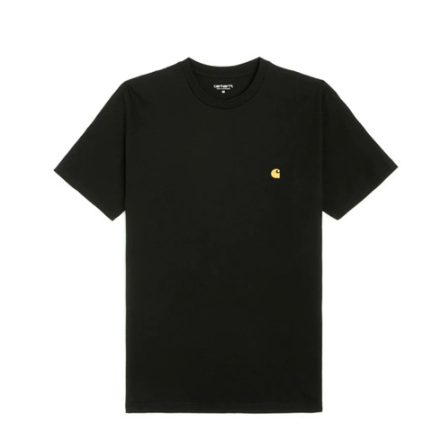 Футболка мужская c коротким рукавом Carhartt WIP BLACK/GOLD I026391