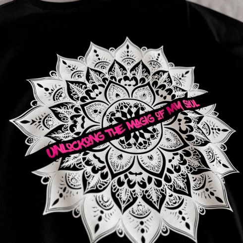 Футболка унисекс WOOGEE GROOVE Мандала Черный M-98